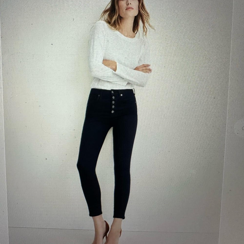 Veronica Beard High Rise Black Jeans